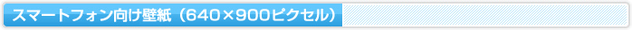 スマートフォン向け壁紙（640×900ピクセル） 