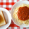 スパゲッティについてくるトーストが美味い