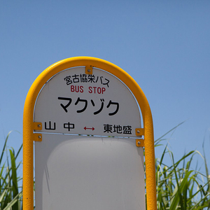 宮古島のバス停の名前がすごい